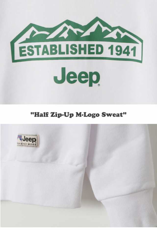 直販卸売り 【3月上旬までのみ販売】Jeep ハーフジップ 黒 L