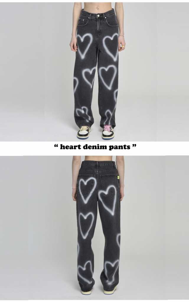 ミッドナイトムーブ 正規販売店 パンツ MIDNIGHT MOVE heart denim 