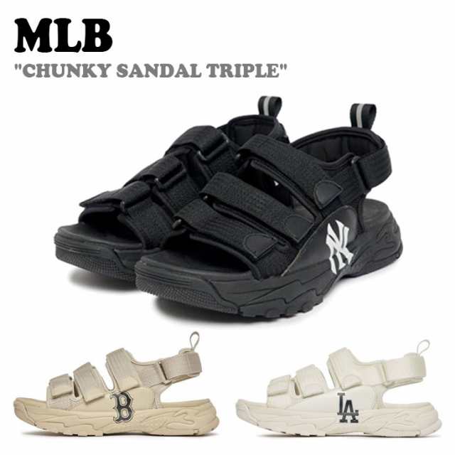 エムエルビー サンダル MLB CHUNKY SANDAL TRIPLE チャンキーサンダル ...