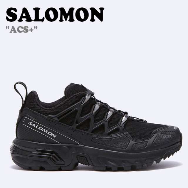 サロモン スニーカー SALOMON メンズ レディース ACS+ BLACK ブラック ...
