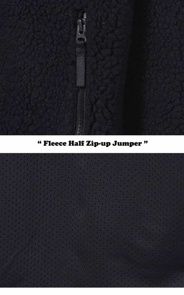 ジープ フリースジャケット Jeep Fleece Half Zip-up Jumper フリース