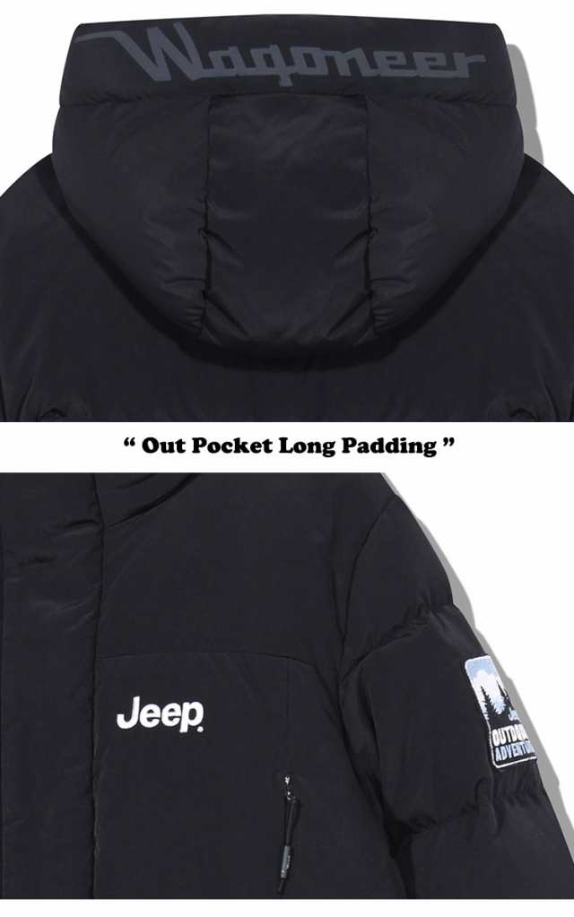 ジープ ダウン Jeep Out Pocket Long Padding アウト ポケット ロング