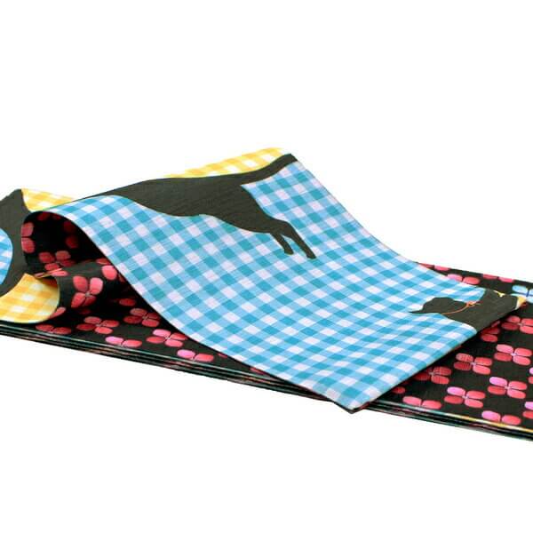 送料無料　夏新作　半巾帯　浴衣帯　半幅帯　ゆかた帯　細帯　小袋帯　インクジェット　日本製　個性派　女性浴衣　あざやか　格子柄　ネコ　猫 送料無料 夏新作 半巾帯 浴衣帯 半幅帯 ゆかた帯 細帯 小袋帯
