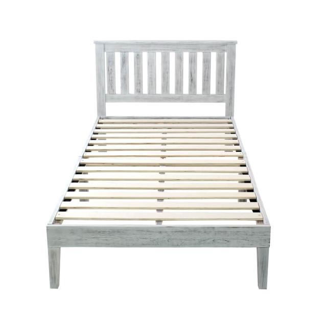 Ｃｈａｒｌｅｓ（シャルル）　すのこベッド　シングル　ベッド　シングル　Ｓ　シングルベッド　すのこベッド　シャビーシック　ベッド下_7