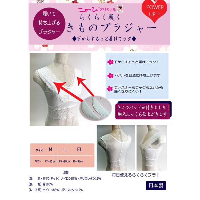 和装ブラ　和装ブラジャー　胸つぶし　下着　着物ブラ　和装下着　着物ブラジャー　ブラジャー　補整　苦しくない　メール便１０ポイント_2
