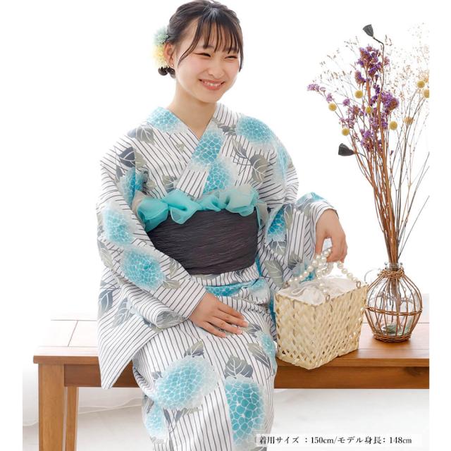 レトロ　キッズ　子供　浴衣　140cm　女の子　ネイビー　花柄　作り帯　黄 楽天市場】浴衣 黄色（キッズ・ベビー・マタニティ）の通販