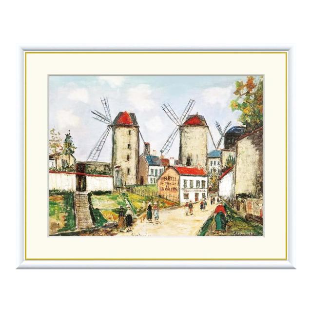 Maurice Utrillo（モーリス・ユトリロ） モンマルトルの