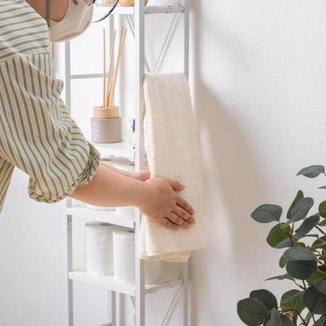 スリムトイレラック　トイレ収納　スリムラック　ハイタイプラック　隙間収納　省スペース家具　おしゃれ収納　洗面所インテリア_5