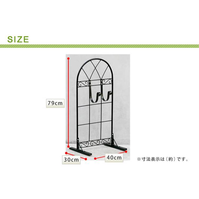 ホースハンガー　ホースホルダー　ホーススタンド　ホース　収納　ガーデニング　庭の通販は