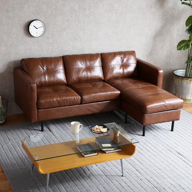 Camel（キャメル） 3人掛けカウチソファー 3人掛け カウチ