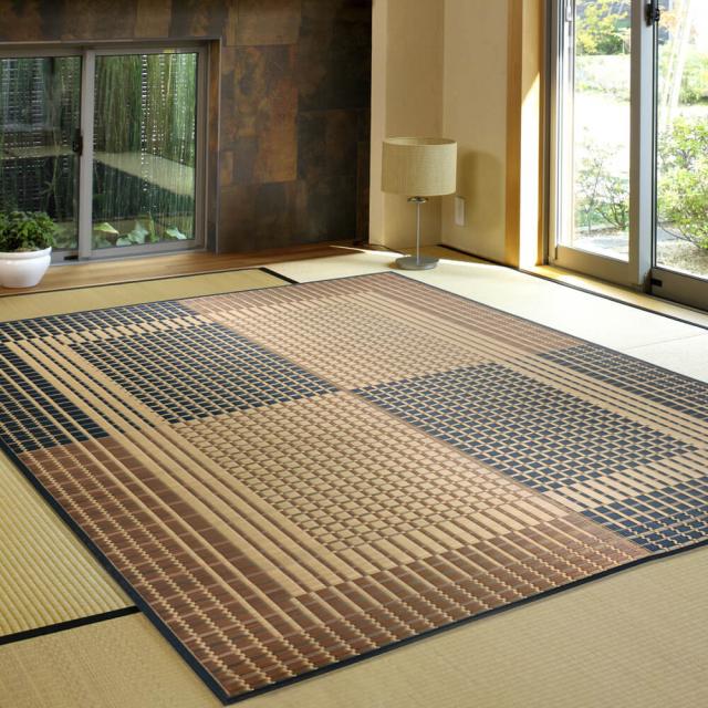 Ｕｋｙｏ（ウキョウ）国産い草ラグ　１９１×２５０ｃｍ　い草　い草マット　畳マット　ラグマット　いぐさ　いぐさマット　イグサマット
