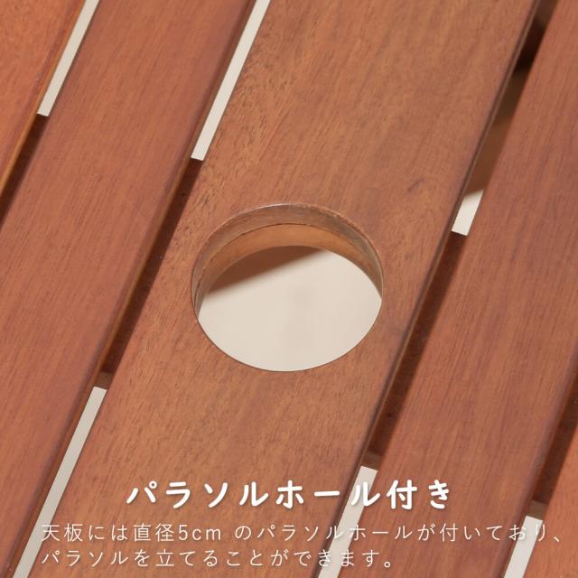 Marcia（マルシャ） 八角テーブル 幅110cm アウトドア