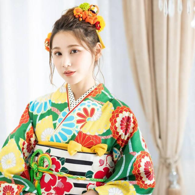 髪飾り　成人式　前撮り　振袖　袴　花　赤　紫　ちりめん　つまみ細工　Ｕピン　和柄　かんざし　簪　１２点セット　卒業式　結婚式　和_4