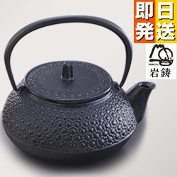 鉄瓶 南部鉄瓶 3型新亀甲 【 鉄瓶 南部鉄器 日本製 直火 岩鋳 南部鉄器