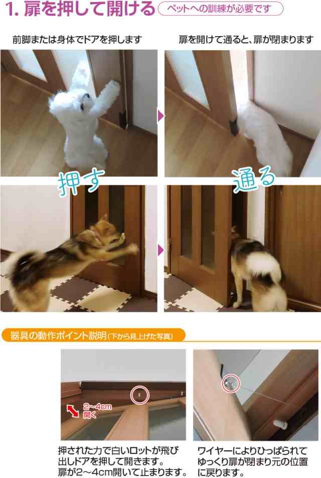 わん にゃんフリーパス 【犬 猫 ペットドア 犬用ドア 猫用ドア 冷暖房