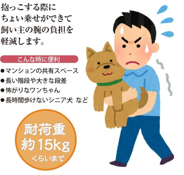 日本製 ちょい乗せ ペット用 お散歩 ヒップシート EX ブラック 犬 犬用