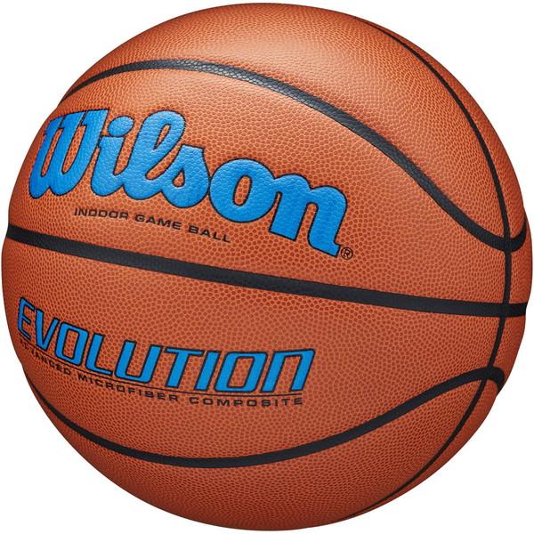 Wilson ウイルソン EVOLUTION ゲームボール オレンジ／ロイヤル 6号 バスケットボール 競技ボール6号 0595XB0604_2