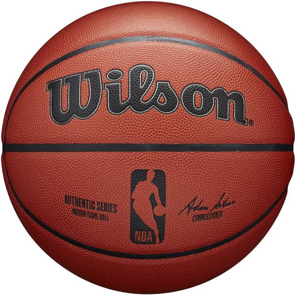 Wilson ウイルソン NBA AUTHENTIC インドア バスケットボール  ブラウン  7号 バスケットボール 競技ボール7号 1012901XB7
