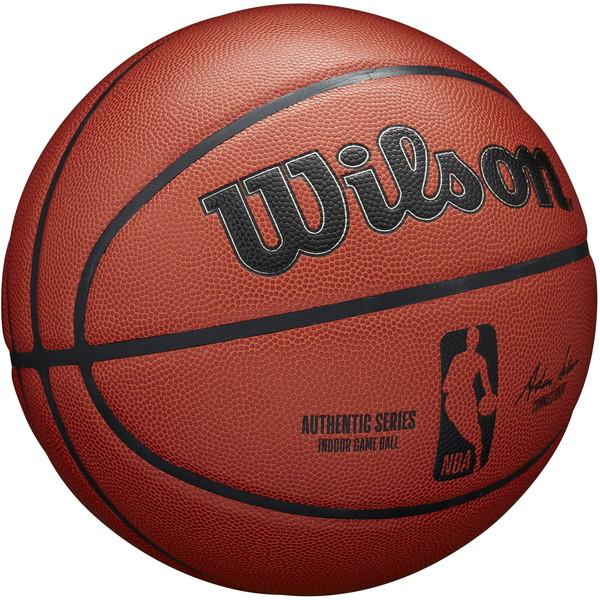 Wilson ウイルソン NBA AUTHENTIC インドア バスケットボール  ブラウン  7号 バスケットボール 競技ボール7号 1012901XB7_1