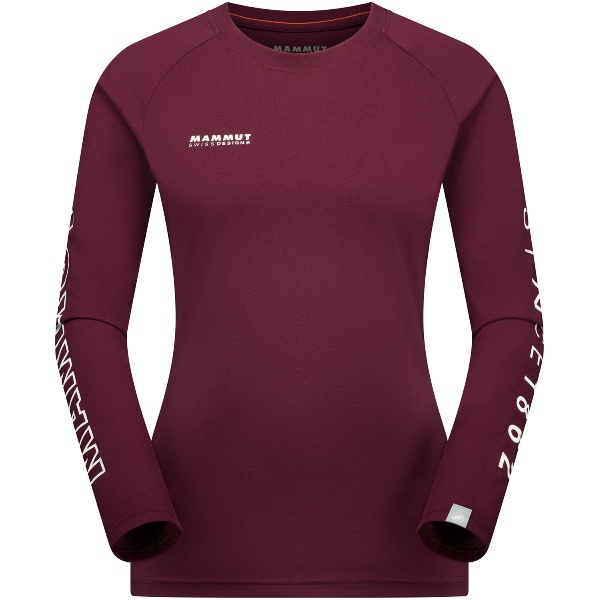 MAMMUT マムート QD Logo Print Longsleeve T-shirts AF Women アウトドア 長袖Tシャツ 101601040-3814 サイズはユーロ表記