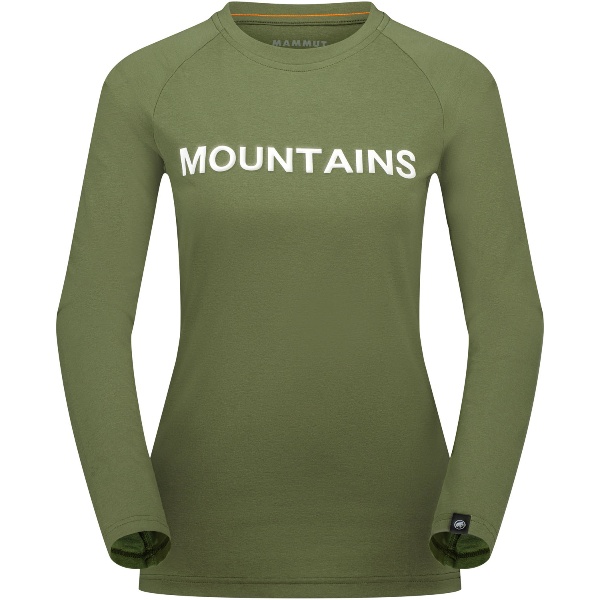 MAMMUT マムート QD Logo Print Longsleeve T-shirts AF レディース アウトドア 長袖Tシャツ 101601040-40298 （サイズはユーロ表記）