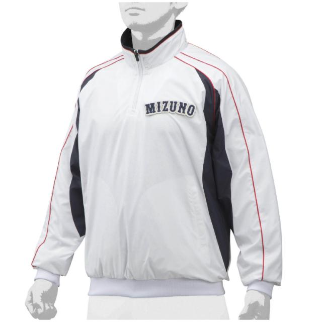 MIZUNO ミズノ ハーフZIPジャケット 野球 アパレル ユニセックス 男女兼用 12JE9V4901