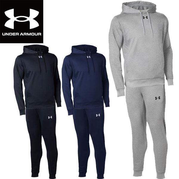 上下セット アンダーアーマー UNDER ARMOUR スウェットパーカー UAチーム ストーム スウェット フーディー ジョガーパンツ 1375826 1375828 ユニセックス
