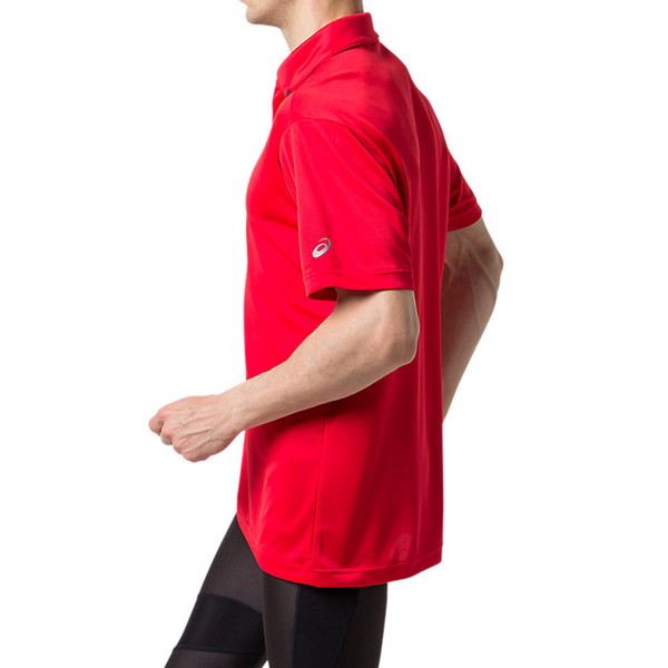 アシックス asics ポロシャツ 半袖 トップス メンズ レディース ユニ