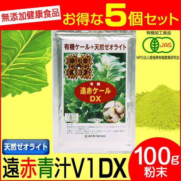 遠赤青汁 有機遠赤ケール DX 100g 5袋セット＋1袋サービス 2310-5_5