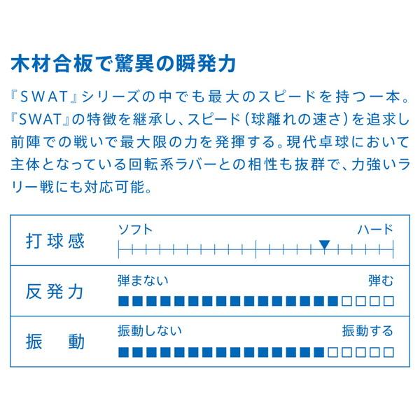 VICTAS ヴィクタス シェイク SWAT SPEED スワット スピード 卓球 ラケット 310024_2