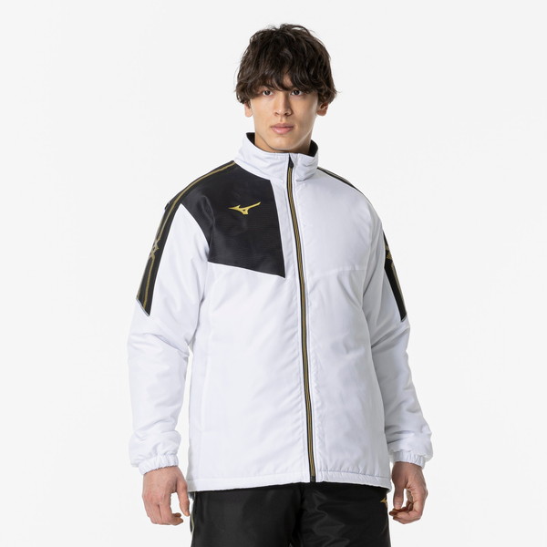 返品交換不可 大特価 MIZUNO ミズノ 発熱素材 MCライン ブレスサーモ中綿ウォーマージャケット ユニセックス トップス メンズ 32MEA63001の通販はその他のスポーツ