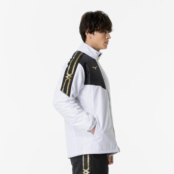 返品交換不可 大特価 MIZUNO ミズノ 発熱素材 MCライン ブレスサーモ中綿ウォーマージャケット ユニセックス トップス メンズ 32MEA63001の通販は
