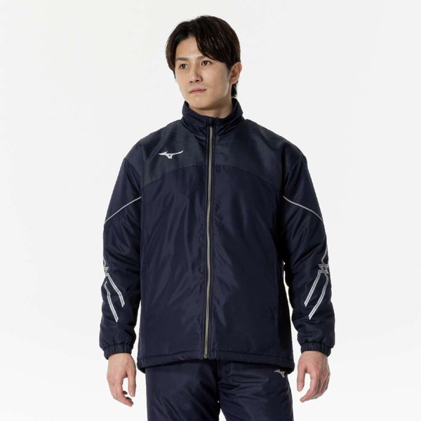 MIZUNO ミズノ 発熱素材 MCライン ブレスサーモ中綿ウォーマージャケット ユニセックス トップス メンズ 32MEB63011