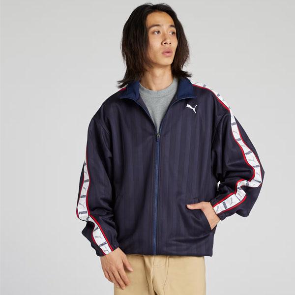 PUMA プーマ SHADOW STRIPE ニットジャケット マルチスポーツ トレーニングシャツメンズ 527754-06 ジャージ