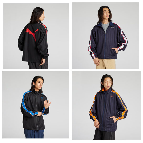 PUMA プーマ 上下セット SHADOW STRIPE ニットジャケット トレーニングシャツ 527754 トレーニングパンツ 527755 ジャージ_6