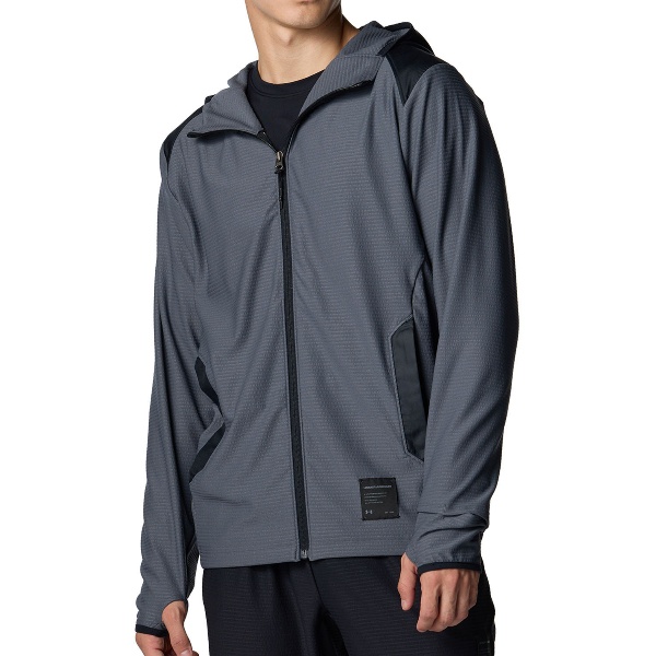 UNDER ARMOUR アンダーアーマー UA MOTIVATE RIB HYBRID HOODIE マルチスポーツ トレーニングシャツメンズ 6007382-025