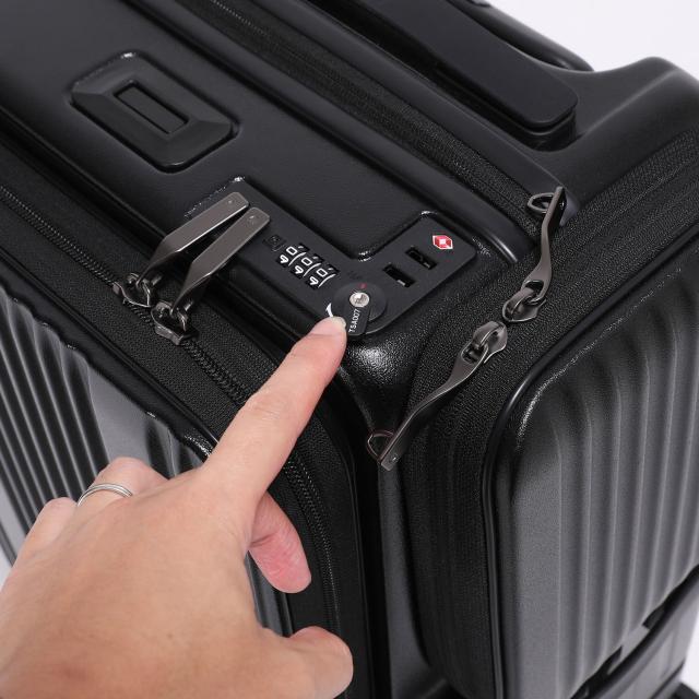 バーマス EURO CITY3 サイドポケット付きフロントオープン48c カジュアル キャリーケース 6052610_8