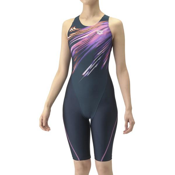 ARENA アリーナ フィットネスワンピーススパッツ オープンバック ハーフレッグ ひっかけパッド 水泳 水着レディース AS4FWF07W-NVPPの通販は 9,816円