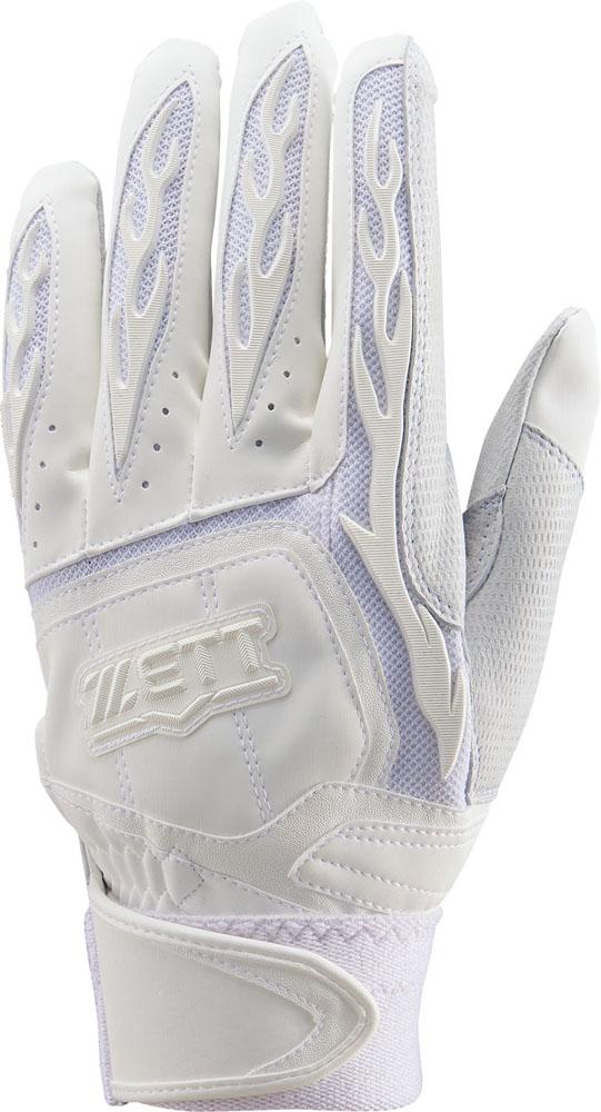 ZETT ゼット バッティンググラブ 両手用 野球ソフト バッテンググローブ BG318HS-1100