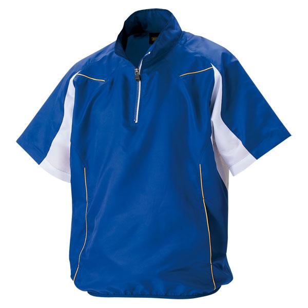 ZETT ゼット 半袖ハーフジップジャンパー 野球・ソフトボール ウインドウェア BOV515H-2511の通販は 6,476円