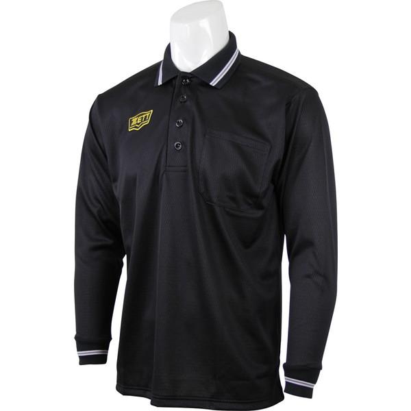 ZETT ゼット ボーイズリーグ公認 長袖メッシュアンパイヤポロシャツ 野球 審判ウェア BPU51BL-1900 ジュニア ボーイズの通販は 9,350円