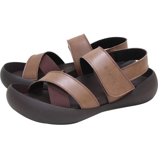 RegettaCanoe リゲッタカヌー メンズ バックベルト付きクロスベルトサンダル カジュアル シューズ CJMB2502A-BRN メンズの通販は 8,778円