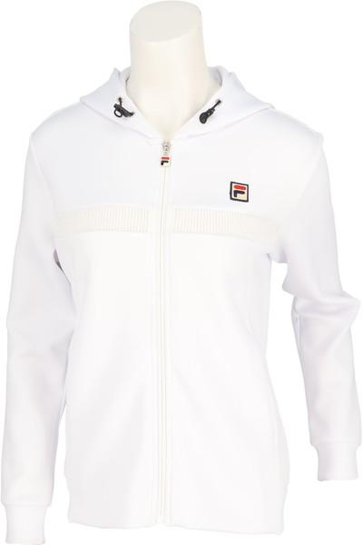 FILA フィラ フルジップパーカー テニス トレーニングシャツ レディース EL0020-01Z