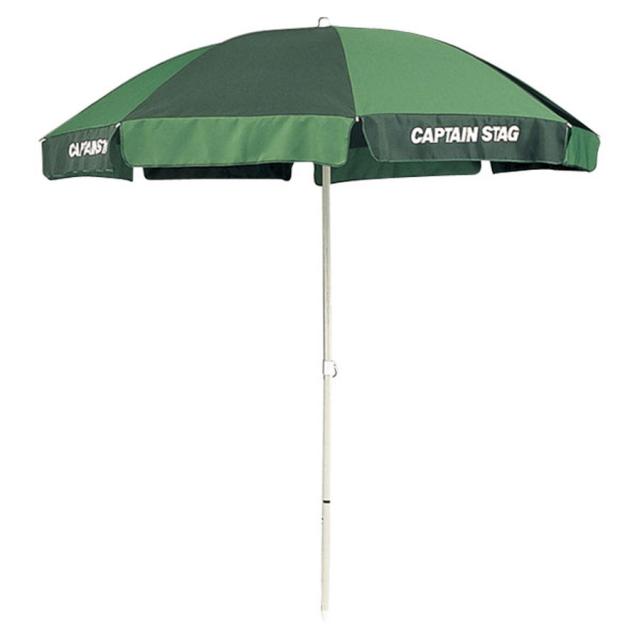 CAPTAINSTAG キャプテンスタッグ エザンスパラソル240cm Mグリーン×Lグリーン M−1596 M1596