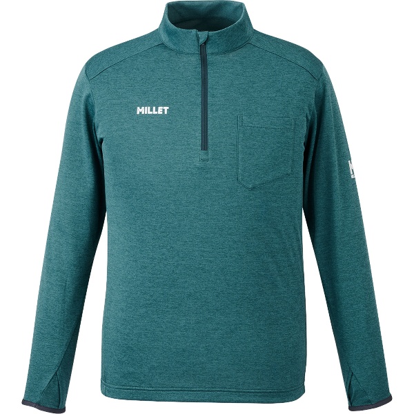MILLET ミレー EIRA II ZIP LS M アウトドア 長袖Tシャツ メンズ MIV01980-N4238