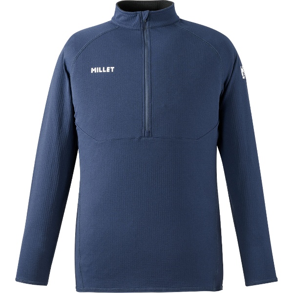 MILLET ミレー ドライ グリッド ハーフジップ アウトドア インナーシャツ メンズ MIV02127-N7317 長袖