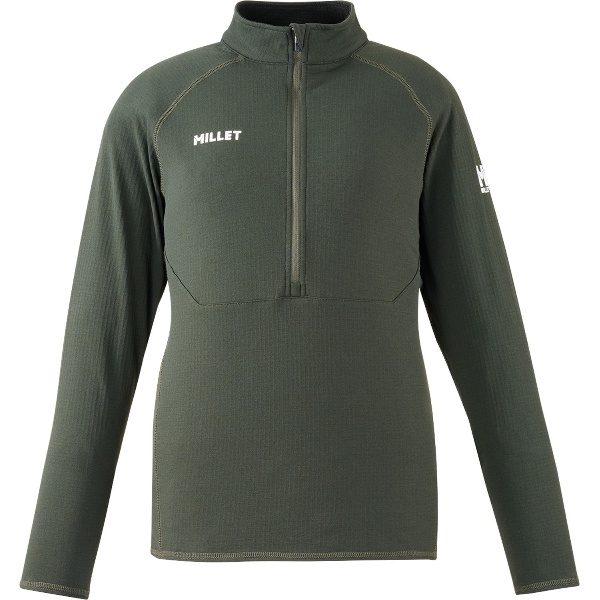 MILLET ミレー ドライ グリッド ハーフジップ アウトドア インナーシャツ レディース MIV02140-N8637 長袖