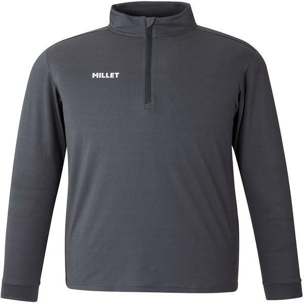 MILLET ミレー  インセクト バリヤー ハーフジップ ロングスリーブ アウトドア ロングTシャツメンズ MIV03185-N3721