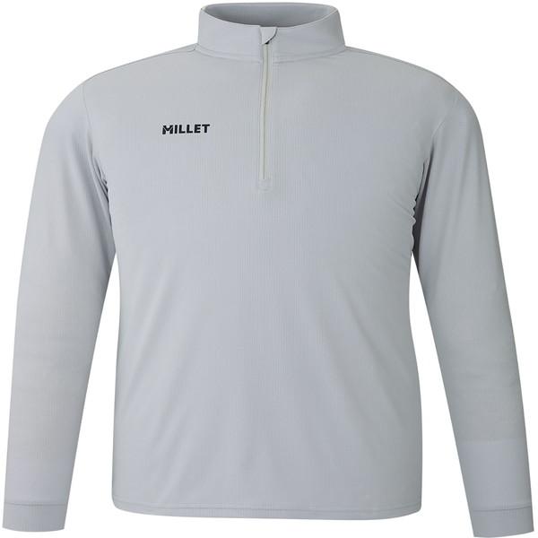 MILLET ミレー  インセクト バリヤー ハーフジップ ロングスリーブ アウトドア ロングTシャツメンズ MIV03185-N7372