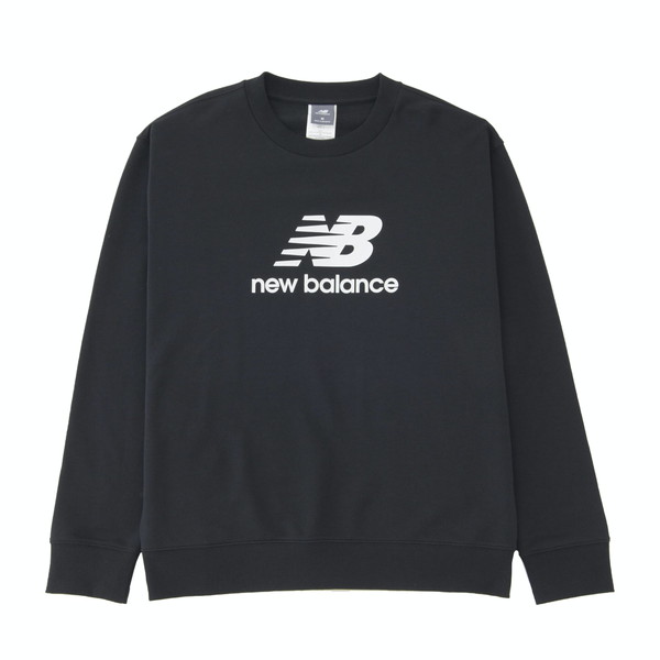ニューバランス new balance Sport Essentials Stacked Logo スウェットクルー メンズ アパレル ウェア MT41500-BK ブラックの通販は